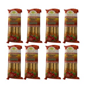 8 шт уп, хлібці хрусткі Грісіні з томатами із пророщеного зерна пшениці, 80 г, "ТМ Росток", "УкрЕко-хліб"