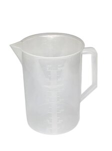 Кружка поліпропіленова мірна з ручкою 3000 мл Код/Артикул 1611P/3000