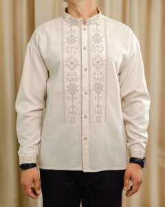 Вишиванка чоловіча, сорочка вишиванка ОБРІЙ, сорочка вишита Код/Артикул 0002200