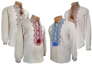 Дитяче підліткове вишиванка для хлопчика з тканини льон-габардин на свято Код/Артикул 05052