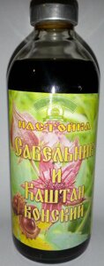 Настоянка Сабельник і каштан, дієтична добавка, 250 мл Код/Артикул 10