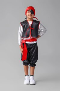 Дитячий костюм для хлопчика Пірата, Бармалея, вік 5-8 років. Блузка входить до комплекту. Код/Артикул