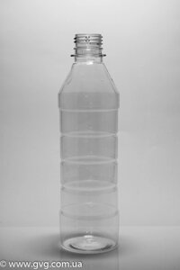 300 шт пляшка ПЕТ 380 мл пластикова з поліетилентерефталату з горлом стандарту PCO 1810 діаметром 28 мм упаковка без