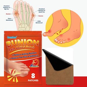 Пластир Sumifun інфрачервоний, оздоровчий, для пальців та кісточок на ногах, упаковка 8 шт