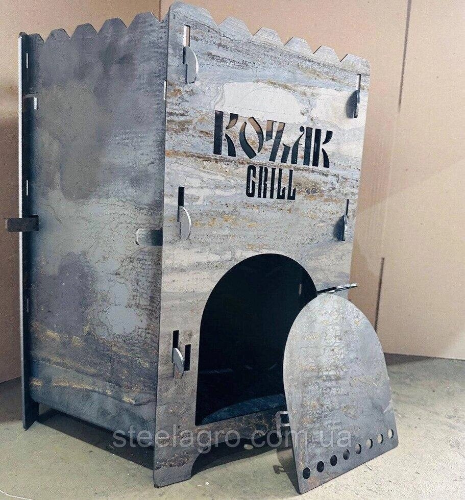 Похідна розбірна піч до казана Стефанія NEW із оновленим дизайном (НЕ ФАРБОВАНА) Код/Артикул 102 від компанії greencard - фото 1