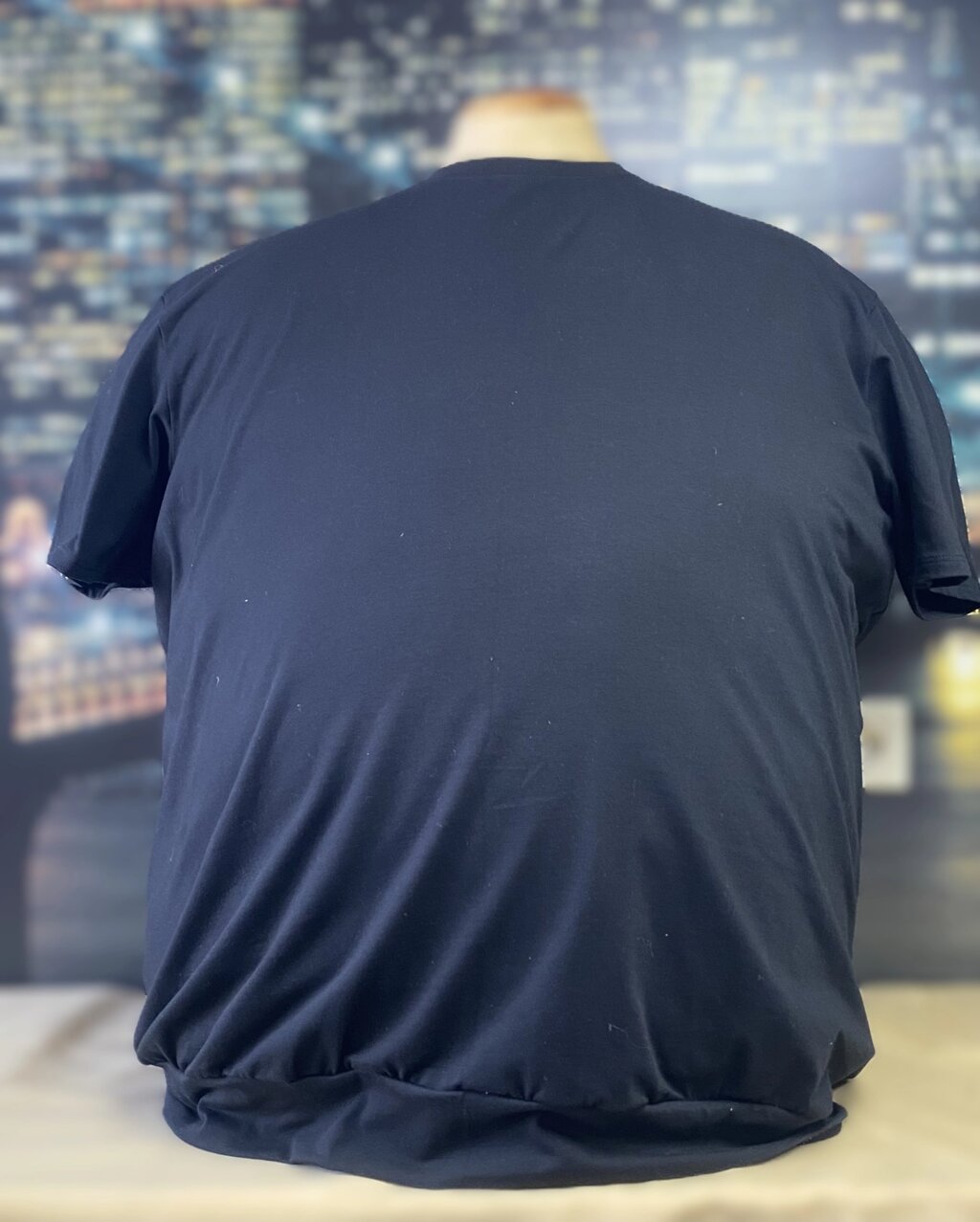 Чоловіча футболка великого розміру на манжеті від компанії Big Men - фото 1