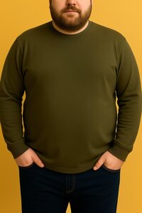 Футболка великого розміру з довгими рукавами 152см-160см