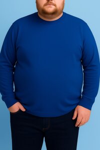 Футболка великого розміру з довгими рукавами 152см-160см