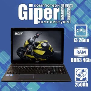 Ноутбук acer aspire 5749 15,6 (i3 2350M, DDR3 4gb, 250gb HDD)