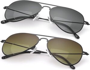 MIRYEA 2 пари біфокальних окулярів для читання з захистом від ультрафіолету для чоловіків і жінок, amazon, Німеччина