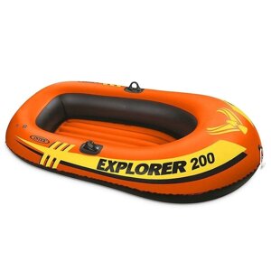 Двомісний надувний човен Intex 58330 (185 x 94 x 41 см) Explorer 200