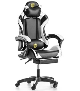 Геймерське ігрове комп'ютерне крісло Gordon M2 з підставкою для ніг та масажером