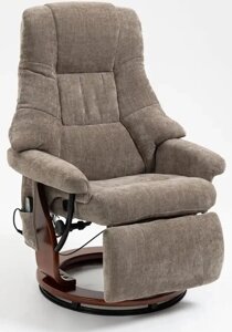 Крісло для відпочинку Avko Style ARMH 002 Cappuccino з масажем, підігрівом і вбудованою підставкою для ніг