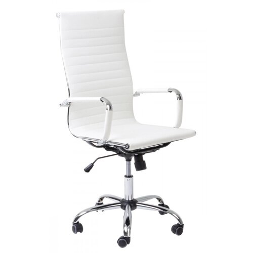 Офісне крісло ексклюзивне біле