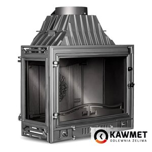 Камінна топка KAWMET W3 з лівим боковим склом (16.7 kW)