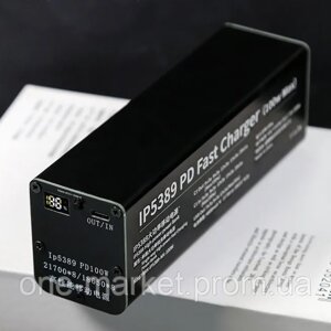 Алюмінієвий корпус PowerBank 8x18650 IP5389 PD100W Швидке заряджання для ноутбука телефона