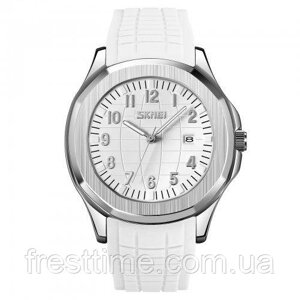 Чоловічий наручний кварцовий годинник Skmei 9286WT White