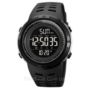 Оригінальний чоловічий годинник SKMEI 2070BK BLACK / Наручний годинник для військових / Годинник XR-796 скмей чоловічий