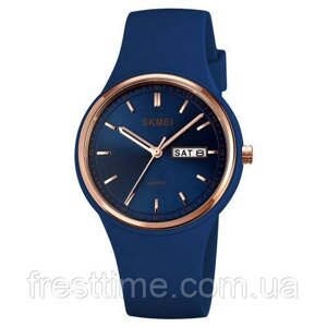 Жіночий наручний кварцовий годинник Skmei 2057DKBU Dark Blue