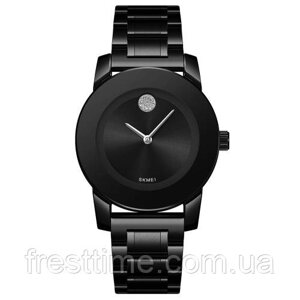 Жіночий наручний кварцовий годинник Skmei 2176BK Black