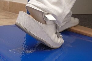 Сухий дезінфікуючий килимок для ніг сертифікований
