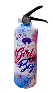 Балон Гендер Паті 1 кг з Блакитною фарбою холі для визначення статі дитини, DayHoli BAL0101 Boy