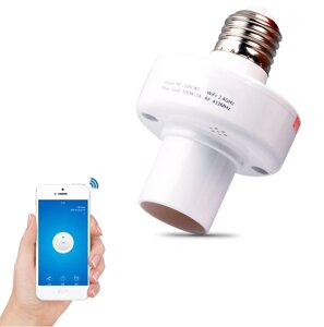 Розумний Wifi патрон для лампочки Tuya Smart Life E27