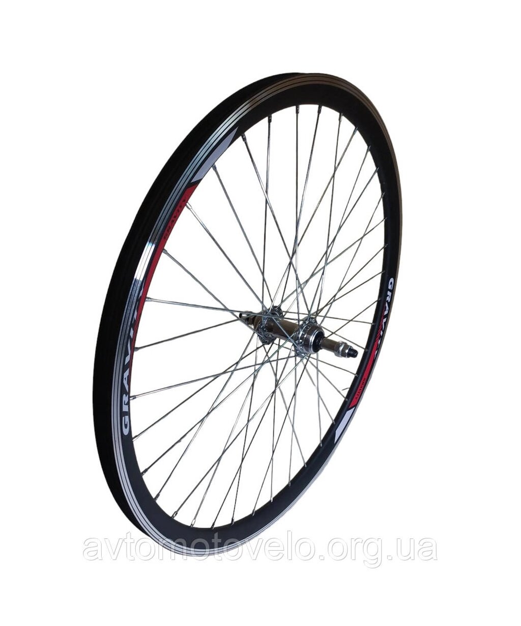 Колесо подвійне 26 заднє для спортивного велосипеда. від компанії Автомотовело - фото 1
