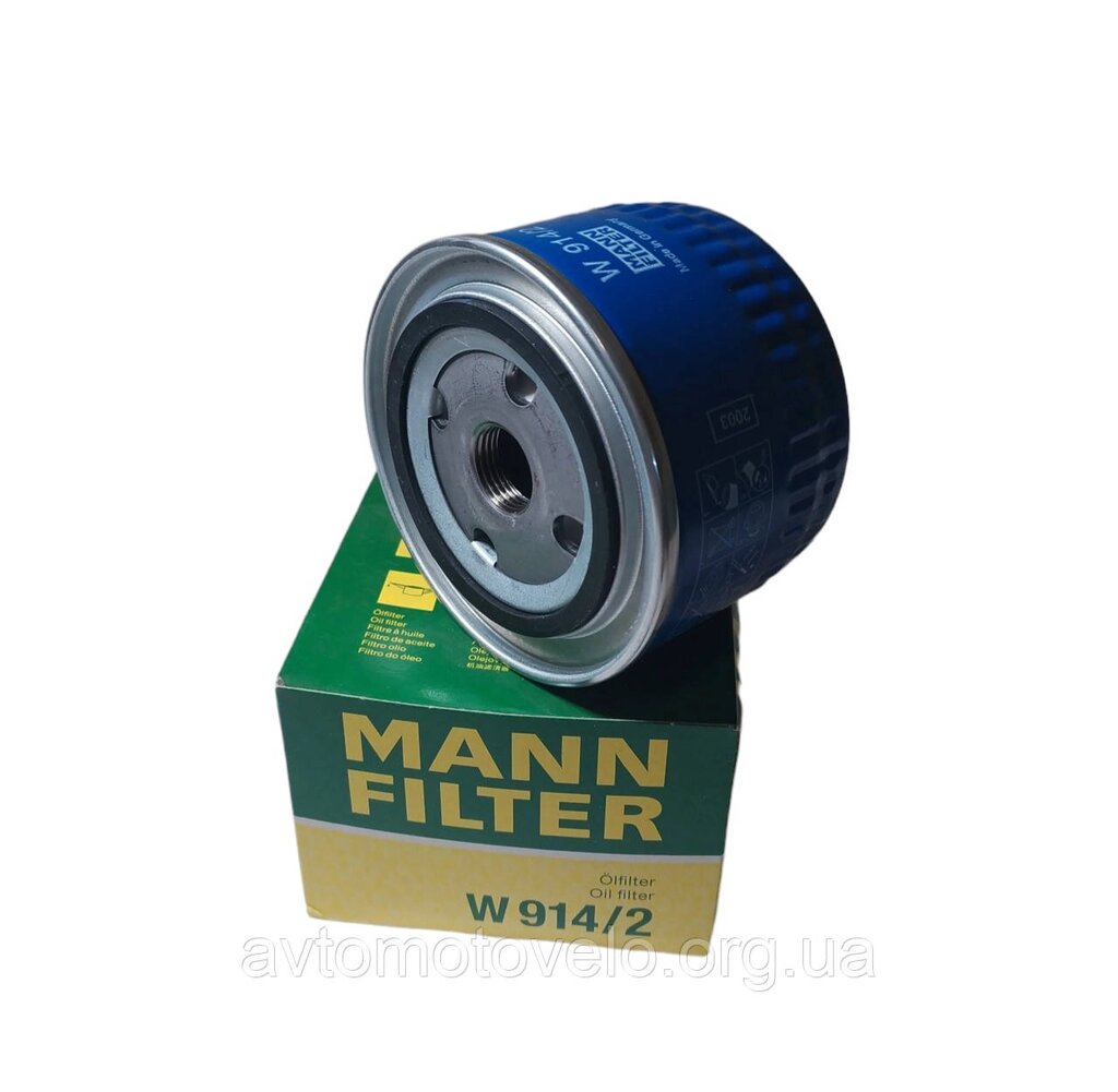 Масляний фільтр MANN W914/2 (2108) від компанії Автомотовело - фото 1