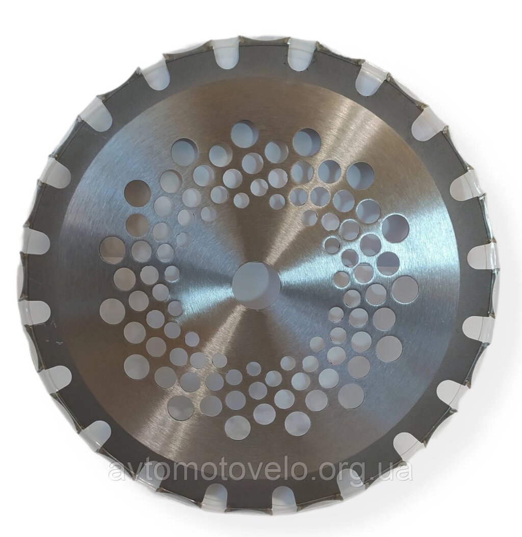 Ніж для садового тримера 40T STAHL двосторонній із переможною напайкою від компанії Автомотовело - фото 1