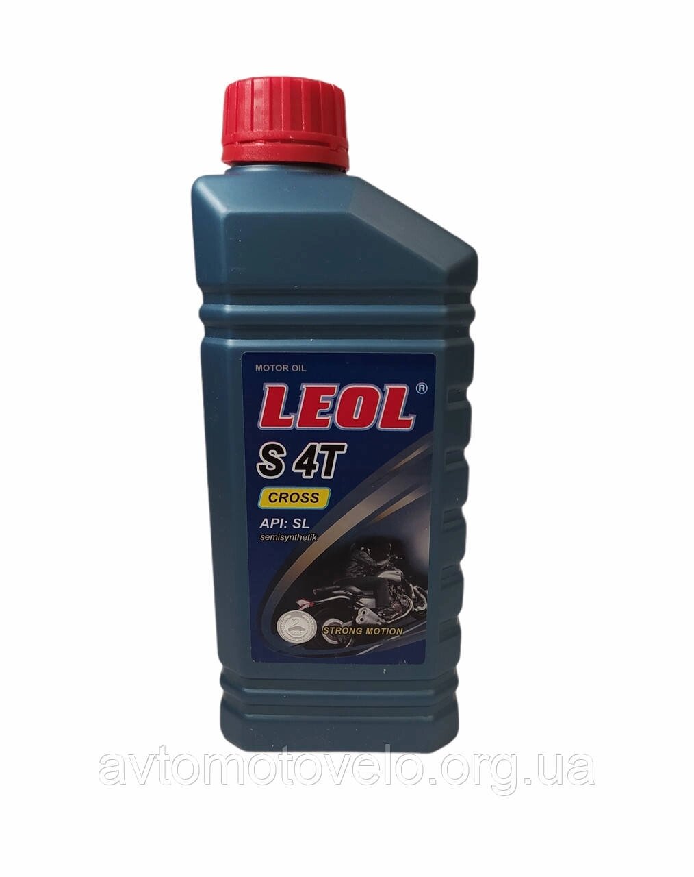 Олива ЛЕОЛ напівсинтетична для мотоциклів 4Т SAE 10w-40 1L від компанії Автомотовело - фото 1