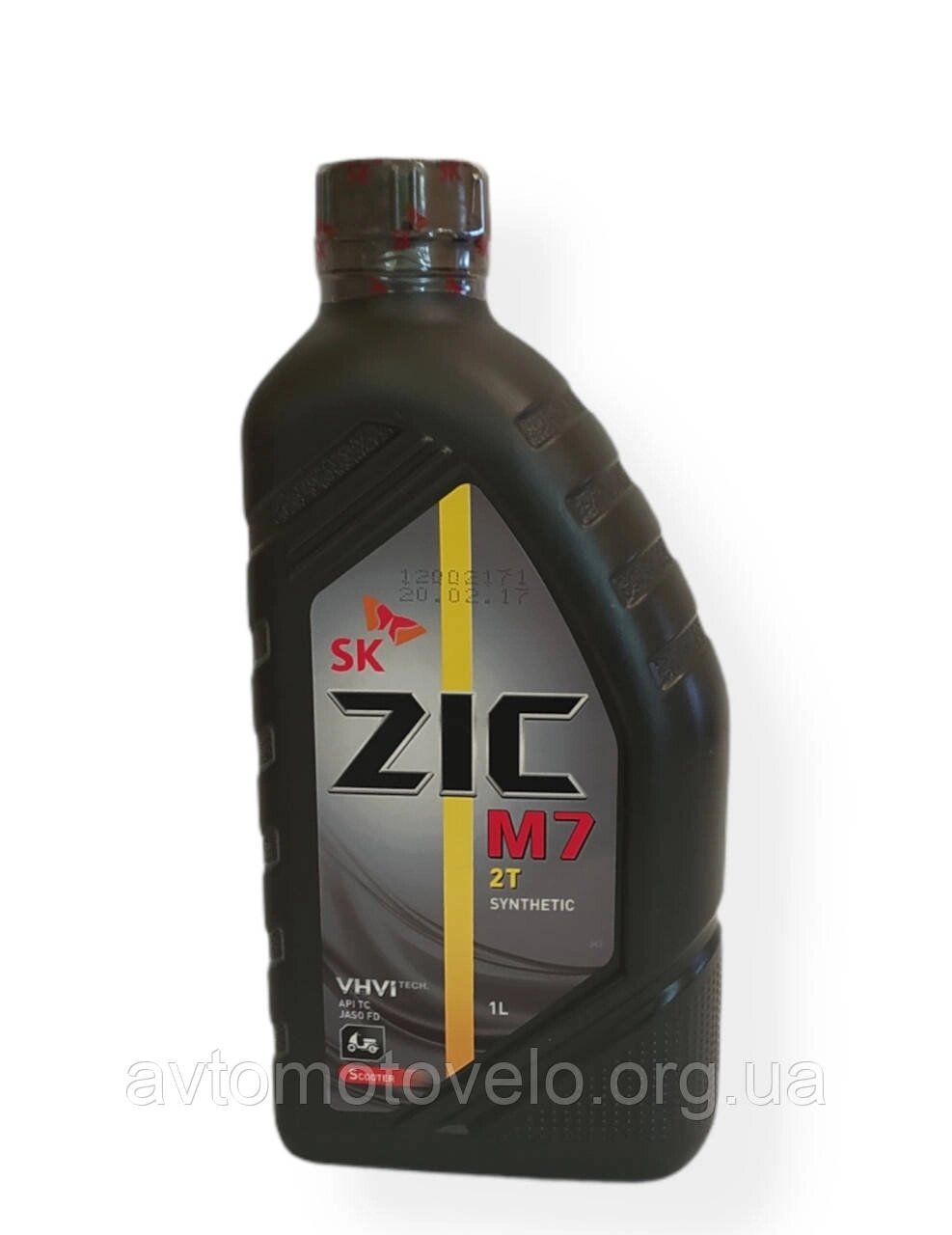 Олива ZIC 2T Синтетична 1L для мотоциклів, скутерів від компанії Автомотовело - фото 1