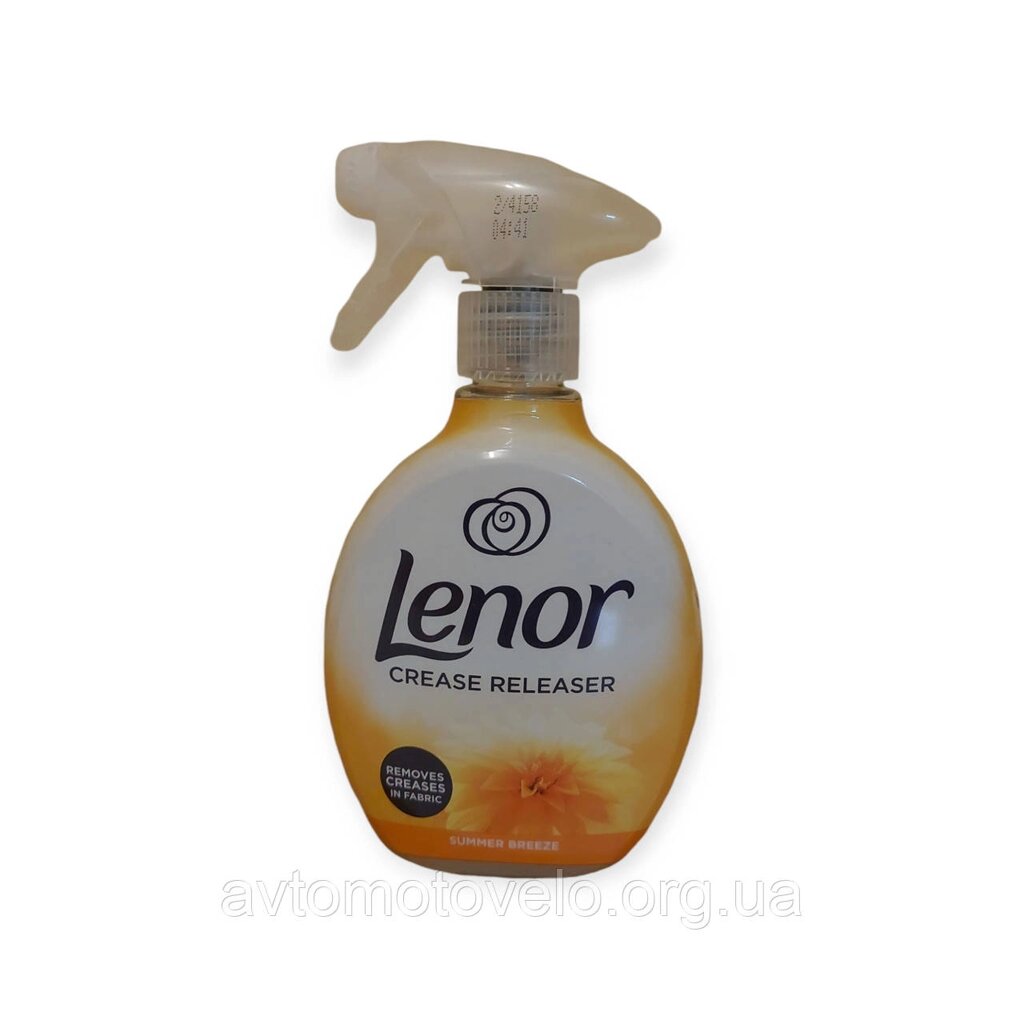СПРЕЙ ДЛЯ РОЗГЛАЖУВАННЯ СКЛАДОК НА ОДЯГУ LENOR CREASE RELEASER SUMMER BREEZE, 500 МЛ від компанії Автомотовело - фото 1