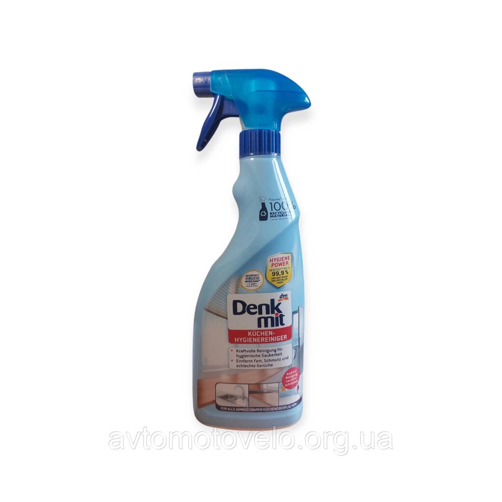 Спрей Kuchen-Hygienereiniger для миття кухонних поверхонь Denkmit 750ml від компанії Автомотовело - фото 1