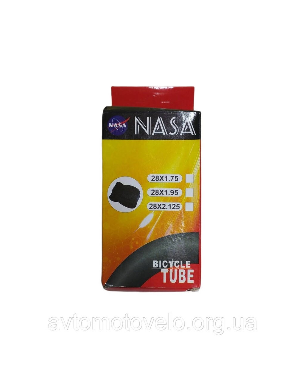 Велосипедна камера Камера для велосипеда NASA 28 x 1.75 / 1.95 (40/47-622) A/V 48mm від компанії Автомотовело - фото 1
