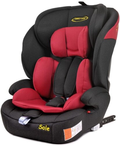 Дитяче автомобільне крісло Summer Baby SOLE ISOFIX 9-36 кг. Червоне