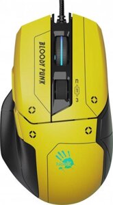 Ігрова миша BLOODY A4Tech W70 Max Bloody (Punk Yellow) жовта