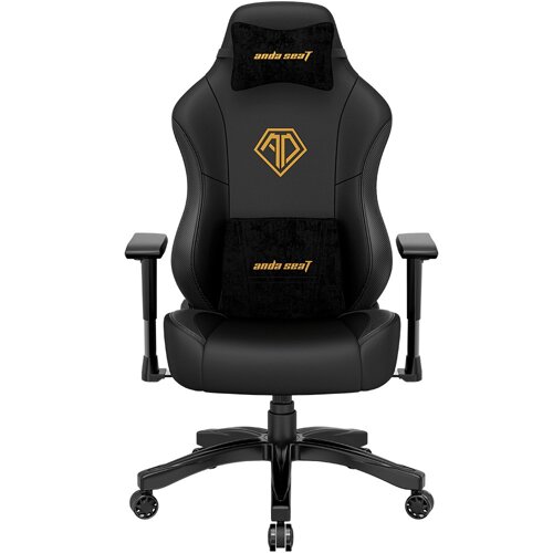 Крісло для геймерів ANDA SEAT Phantom 3, L Чорно-золотий