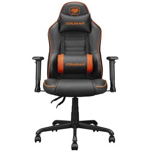 Крісло для геймерів COUGAR Fusion S Чорно-помаранчевий