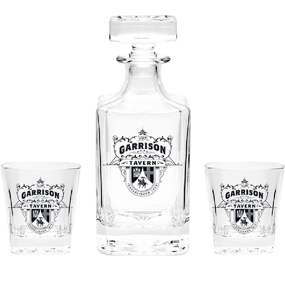 Набір посуду PEAKY BLINDERS Set Decanter and 2 glass Garrison (графін та 2 склянки) від компанії FragStore - фото 1