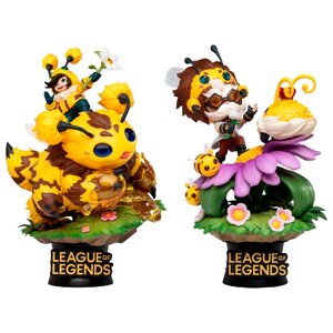 Фігурки набір LEAGUE OF LEGENDS Diorama Nunu and Beelump and Heimerstinger (Ліга легенд) 17,2 см