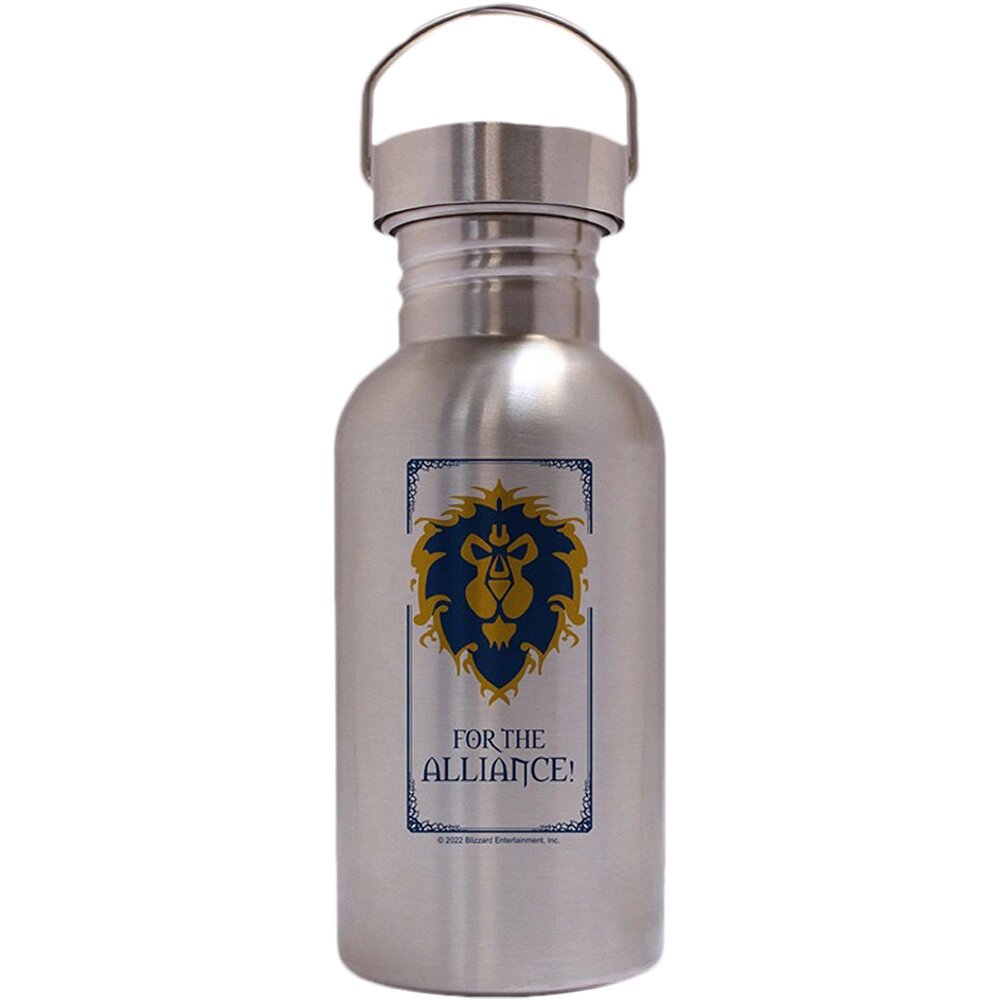 Пляшка WORLD OF WARCRAFT Alliance Canteen Steel Bottle (Варкрафт) - переваги