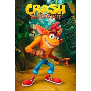 Постер CRASH bandicoot classic crash (креш бандикут)