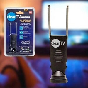 Цифрова кімнатна ТВ антена Clear TV Premium 4K, Clear 4К