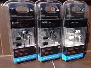 Навушники sennheiser CX 300-II оригінал (3 квіти)