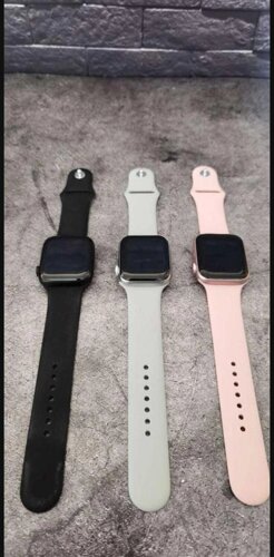 ‼Розумний смарт годинник M26+ plus smart watch‼ колір Бежевий 44мм