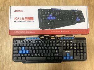 Клавіатура провідна JEDEL K518 мультимедійна