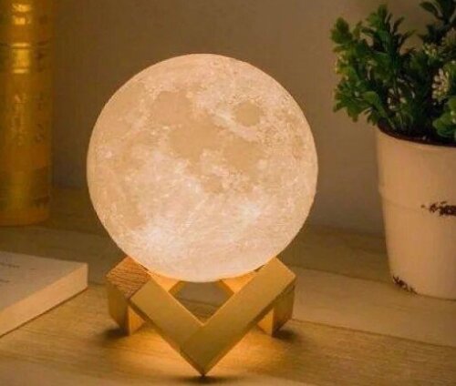 Зволожувач повітря Місяць 3D Moon Lamp Light Diffuser
