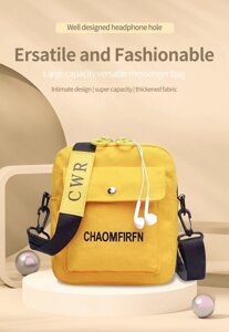 Бавовняна міні-сумочка INS для жінок, модний месенджер універсальний стиль в корейському дизайні