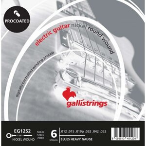 Струни для електрогітари Gallistrings EG1252 BLUES HEAVY